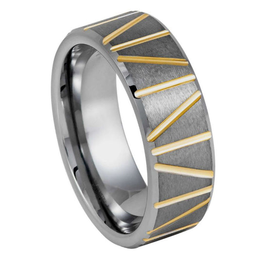 Tungsten Carbide 8mm Wedding Band – hypoallergenic, scratch-resistant | Exclusive Jewelers USA