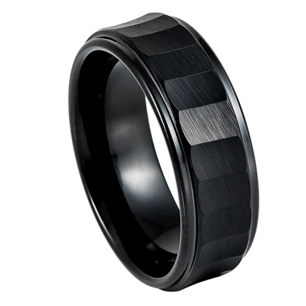 Black Tungsten 8mm Wedding Band – hypoallergenic, scratch-resistant | Exclusive Jewelers USA