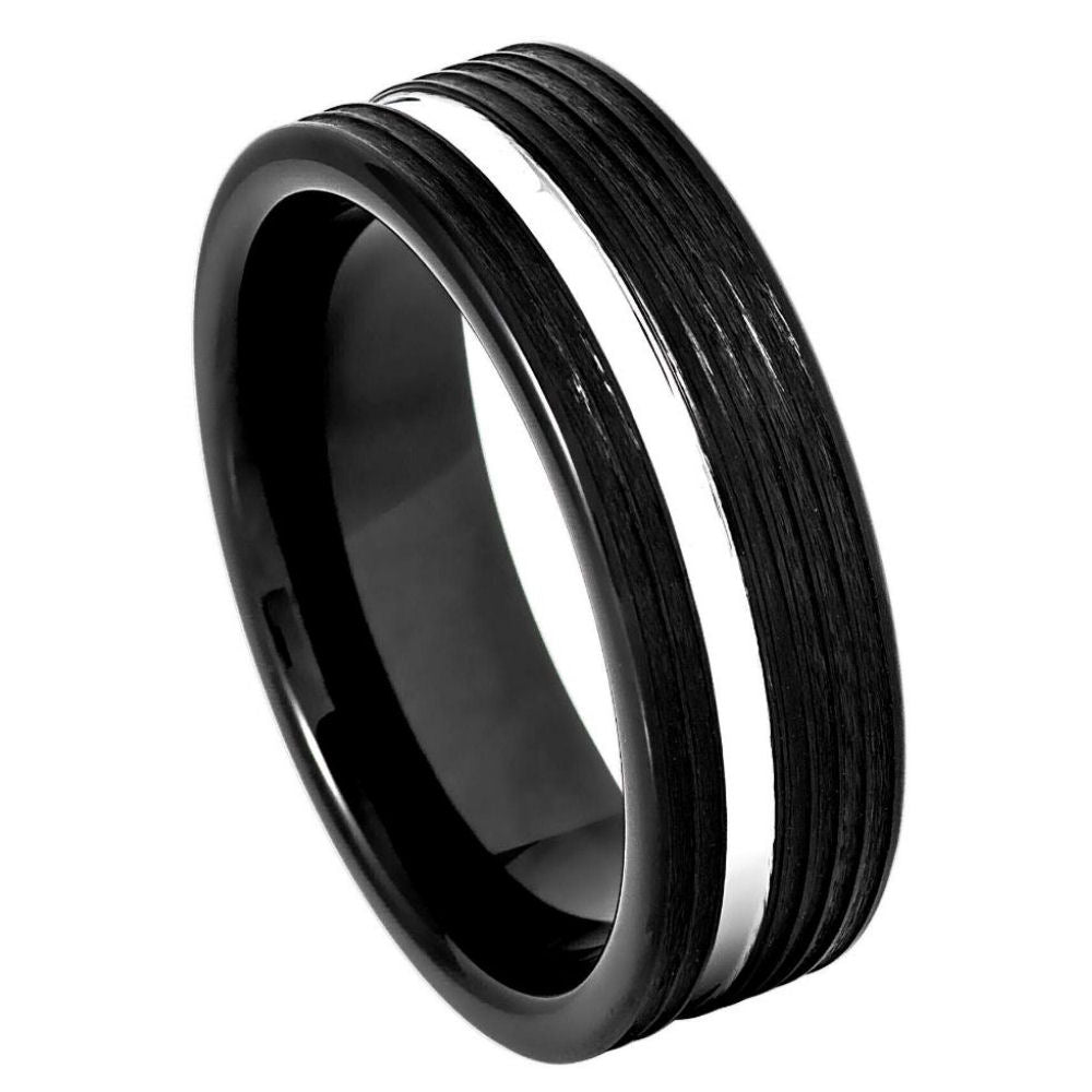 Tungsten Carbide 8mm Engagement Ring – hypoallergenic, scratch-resistant | Exclusive Jewelers USA