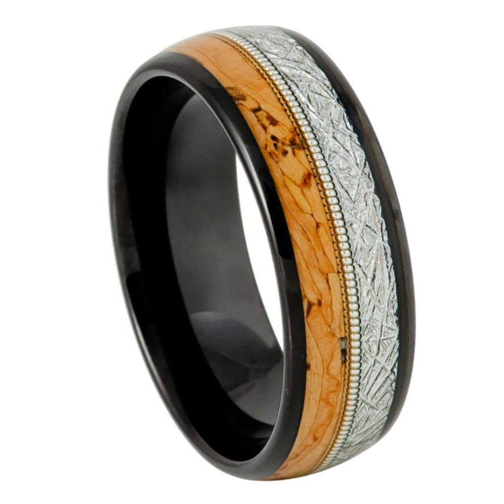 White Tungsten 8mm Wedding Band – hypoallergenic, scratch-resistant | Exclusive Jewelers USA