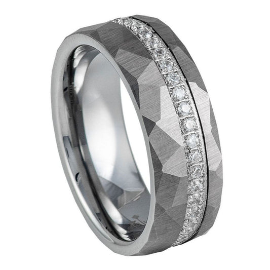 Tungsten Satin 8mm Wedding Band – hypoallergenic, scratch-resistant | Exclusive Jewelers USA