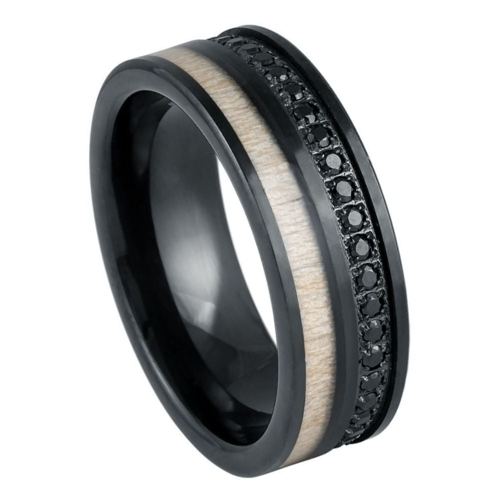 Tungsten 8mm Wedding Band Hammered Texture – hypoallergenic, scratch-resistant | Exclusive Jewelers USA