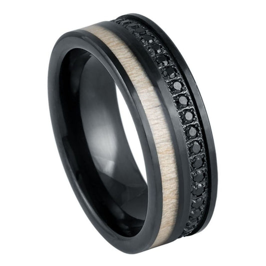 Tungsten 8mm Wedding Band Hammered Texture – hypoallergenic, scratch-resistant | Exclusive Jewelers USA