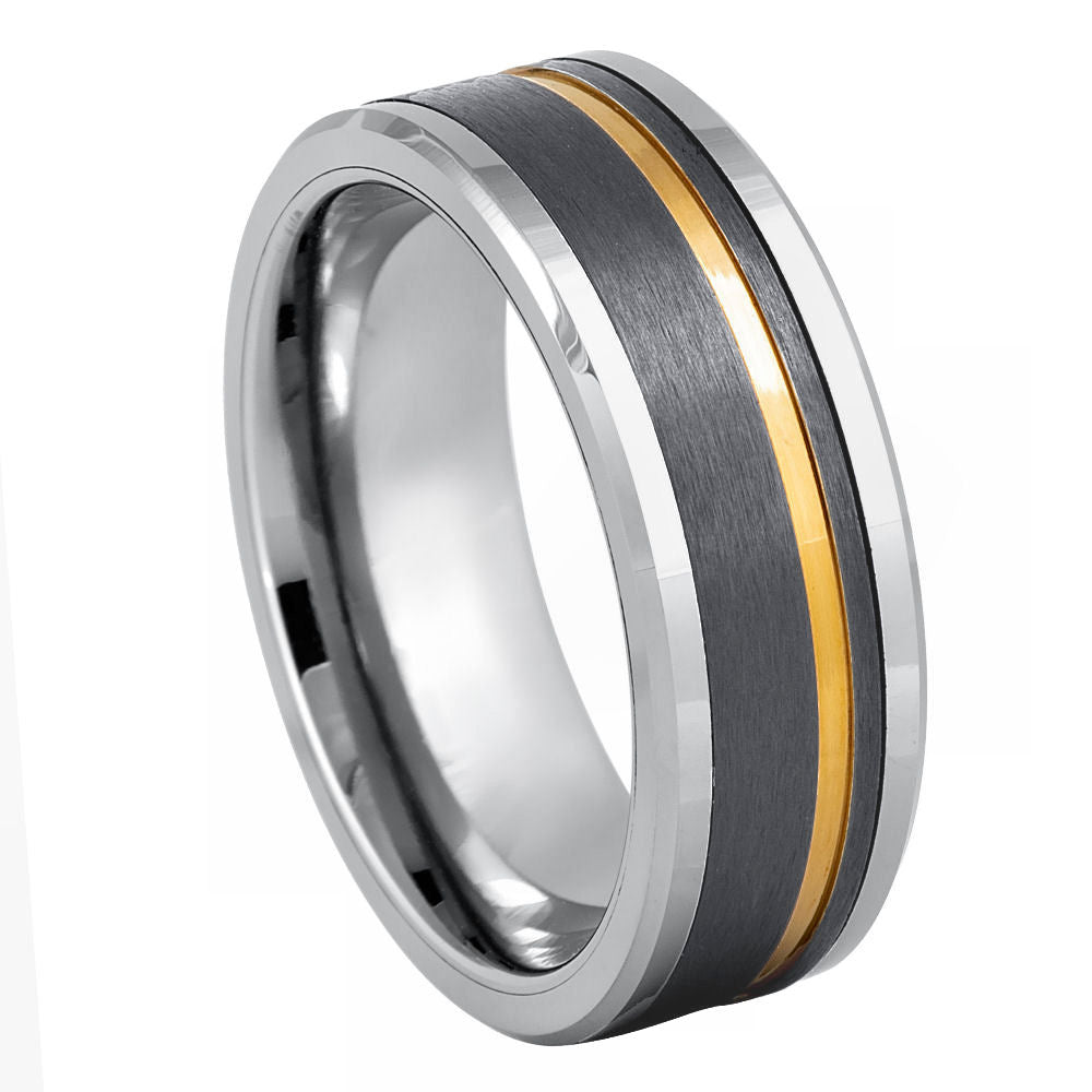 Tungsten Matte 8mm Wedding Band – hypoallergenic, scratch-resistant | Exclusive Jewelers USA