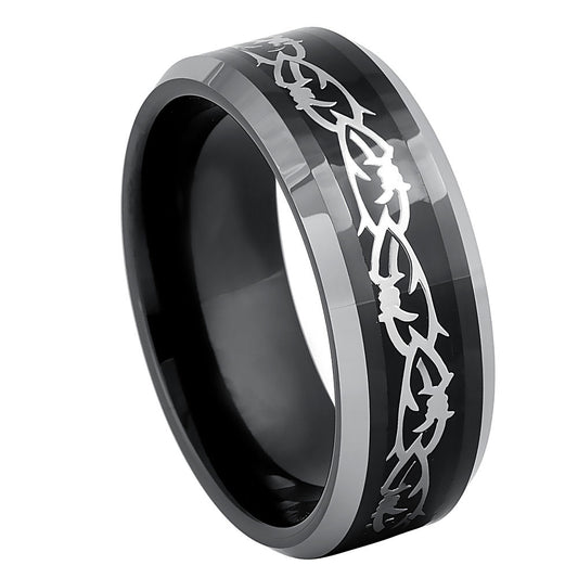 Tungsten Comfort Fit 8mm Promise Ring – hypoallergenic, scratch-resistant | Exclusive Jewelers USA