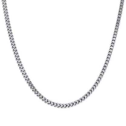 925 Silver Hollow Franco Chain 2.5mm