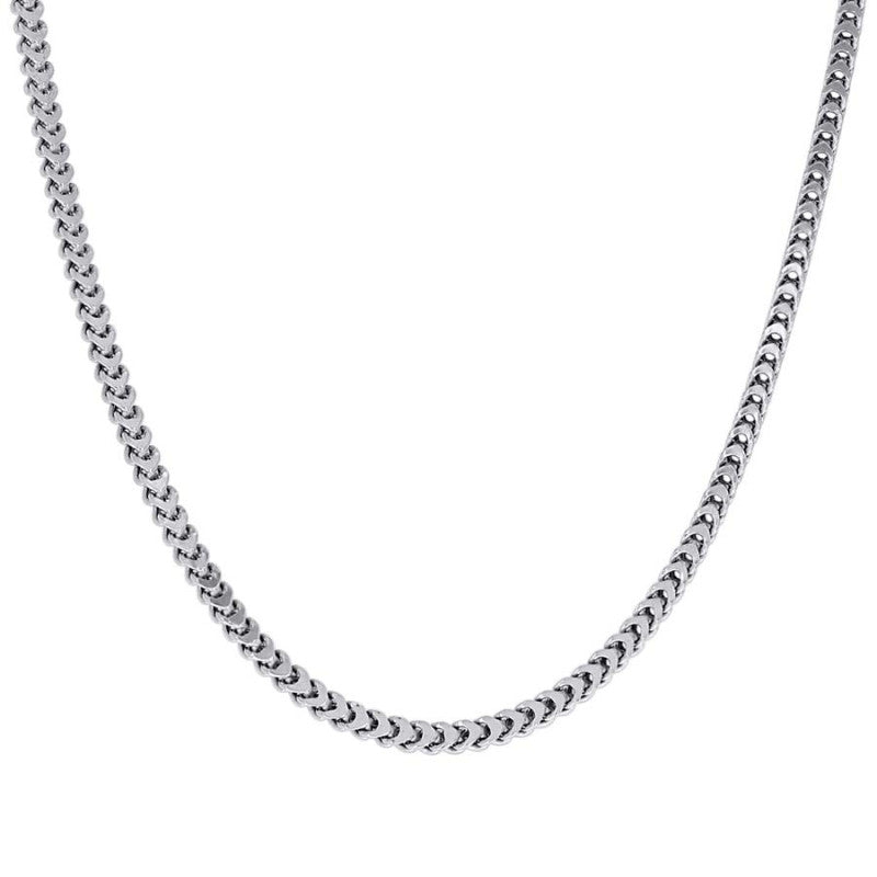 925 Silver Hollow Franco Chain 2.5mm