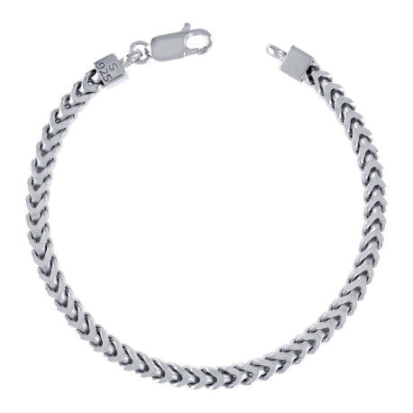 925 Silver Hollow Franco Chain 4.3mm