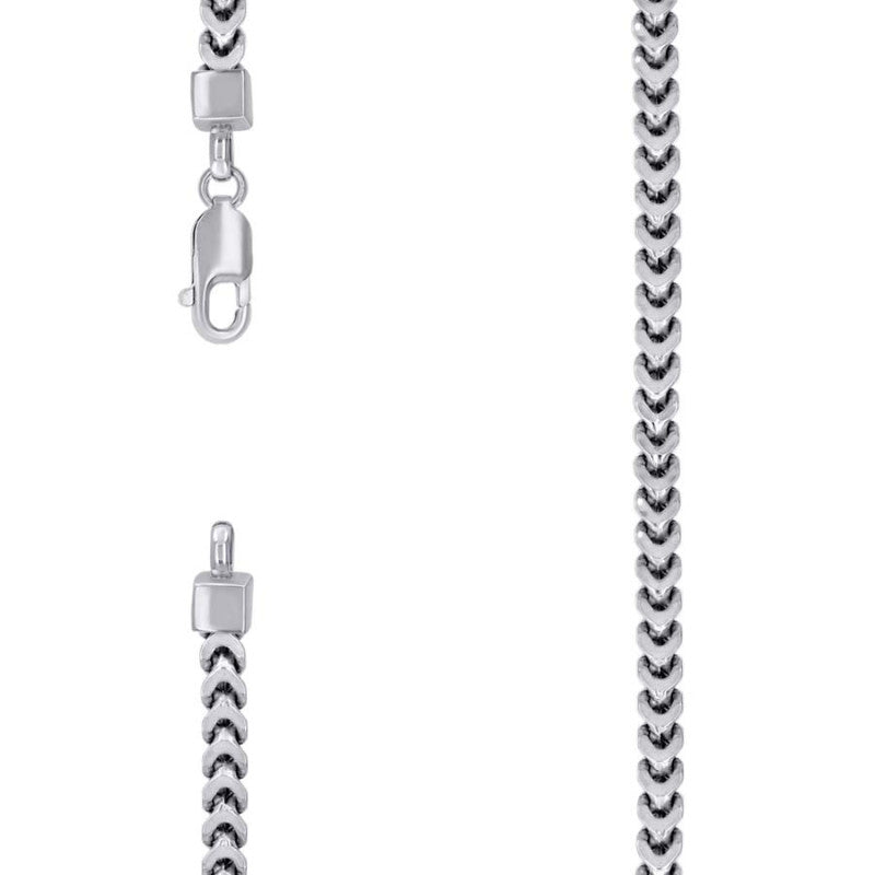 925 Silver Hollow Franco Chain 4.3mm