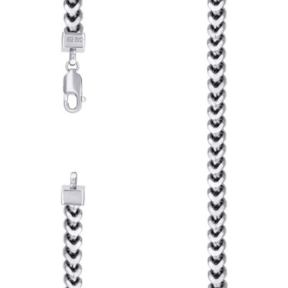 925 Silver Hollow Franco Chain 6.4mm
