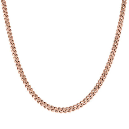 925 Silver Hollow Franco Chain Rose 2.7mm