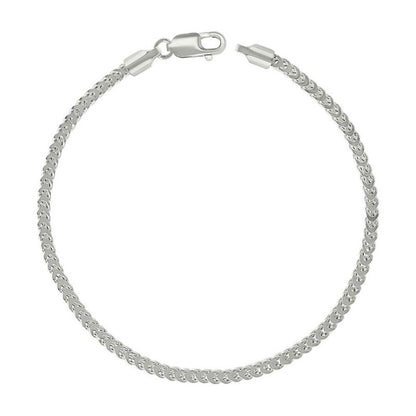 925 Silver Hollow Franco Chain Silver 2.5mm