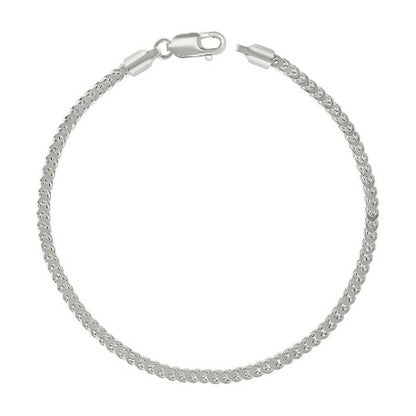 925 Silver Hollow Franco Chain Silver 2.5mm