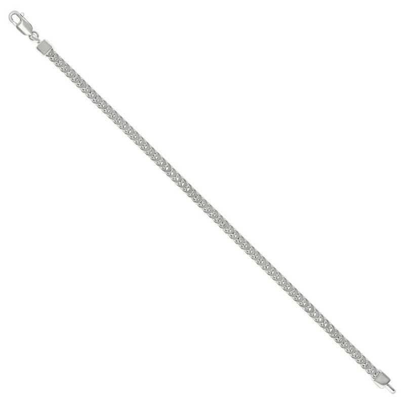 925 Silver Hollow Franco Chain Silver 3.5mm