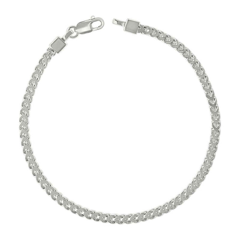 925 Silver Hollow Franco Chain Silver 3mm