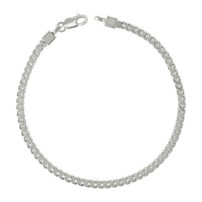 925 Silver Hollow Franco Chain Silver 3mm