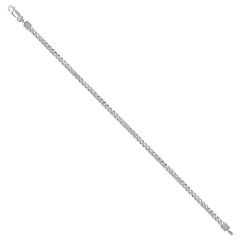 925 Silver Hollow Franco Chain Silver 3mm