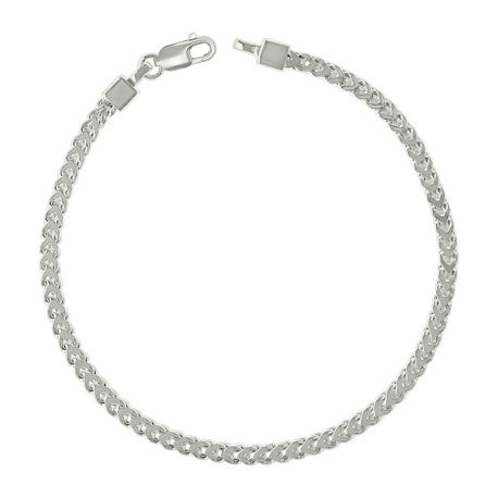 925 Silver Hollow Franco Chain Silver 3mm