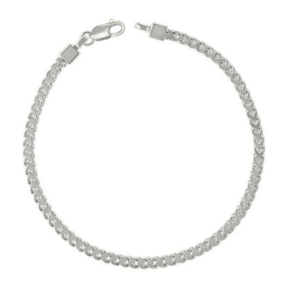 925 Silver Hollow Franco Chain Silver 3mm