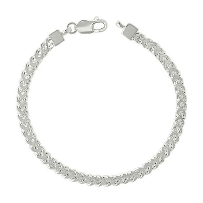 925 Silver Hollow Franco Chain Silver 4.2mm