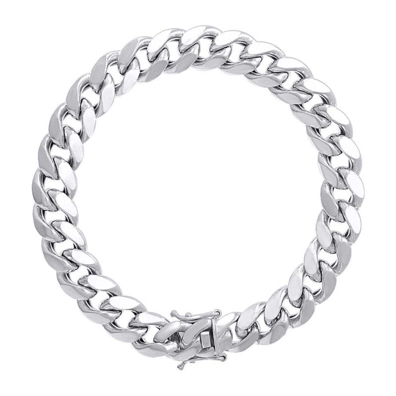 925 Silver Hollow Miami Cuban Chain 11mm