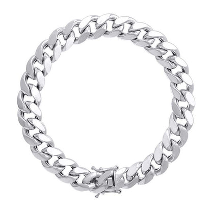 925 Silver Hollow Miami Cuban Chain 11mm