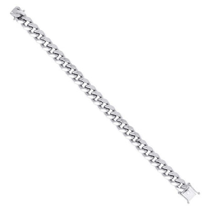 925 Silver Hollow Miami Cuban Chain 11mm