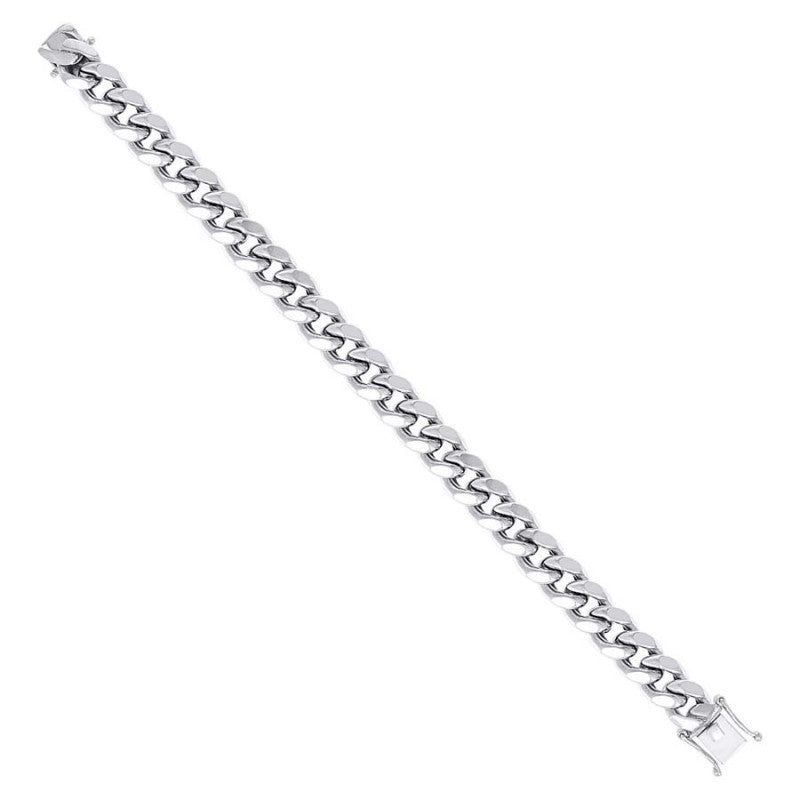 925 Silver Hollow Miami Cuban Chain 11mm
