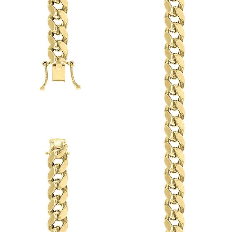 925 Silver Hollow Miami Cuban Chain 11mm