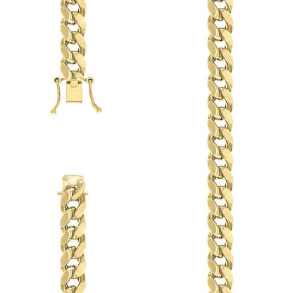 925 Silver Hollow Miami Cuban Chain 11mm