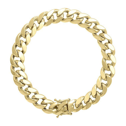 925 Silver Hollow Miami Cuban Chain 11mm