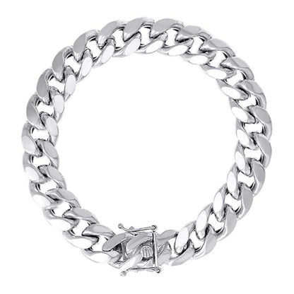 925 Silver Hollow Miami Cuban Chain 12.5mm
