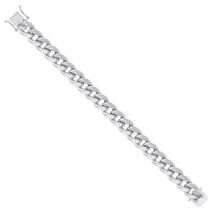 925 Silver Hollow Miami Cuban Chain 12.5mm