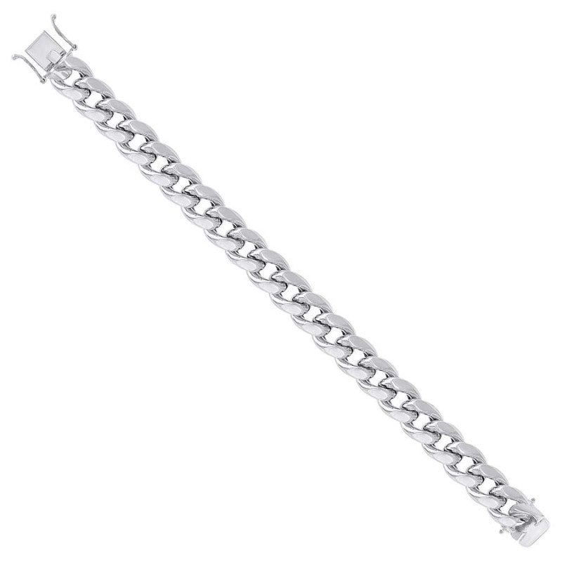 925 Silver Hollow Miami Cuban Chain 12.5mm