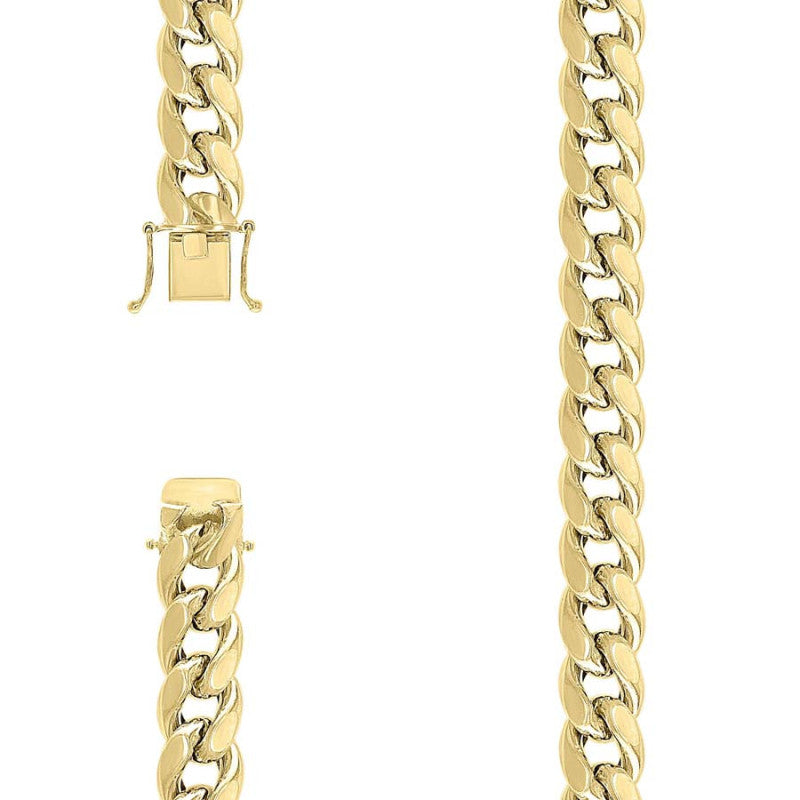 925 Silver Hollow Miami Cuban Chain 12.5mm