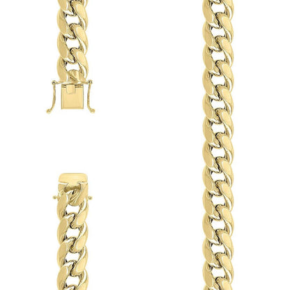 925 Silver Hollow Miami Cuban Chain 12.5mm