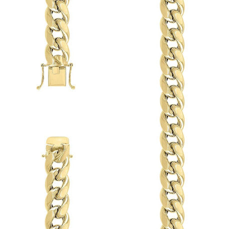 925 Silver Hollow Miami Cuban Chain 12.5mm
