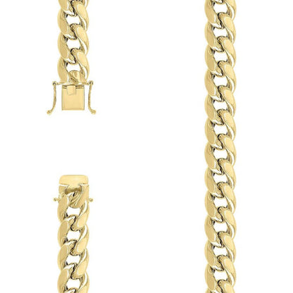 925 Silver Hollow Miami Cuban Chain 12.5mm