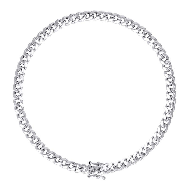 925 Silver Hollow Miami Cuban Chain 4.1mm