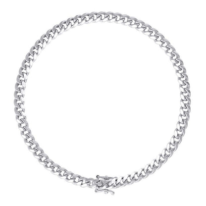 925 Silver Hollow Miami Cuban Chain 4.1mm