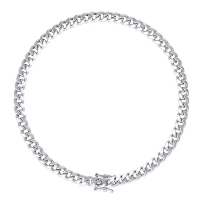 925 Silver Hollow Miami Cuban Chain 4.1mm
