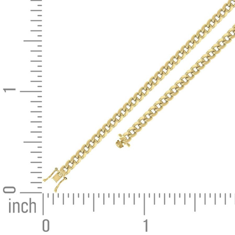 925 Silver Hollow Miami Cuban Chain 4.1mm