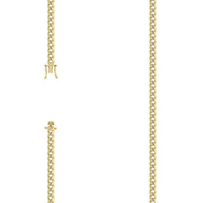 925 Silver Hollow Miami Cuban Chain 4.1mm