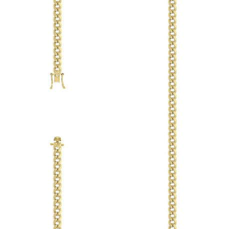 925 Silver Hollow Miami Cuban Chain 4.1mm