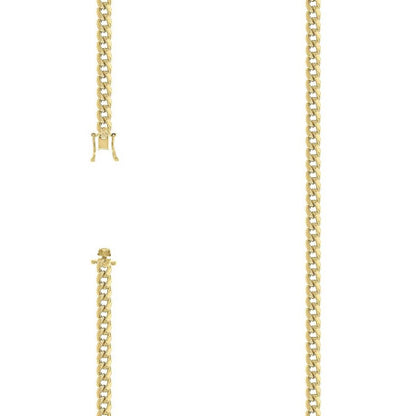 925 Silver Hollow Miami Cuban Chain 4.1mm