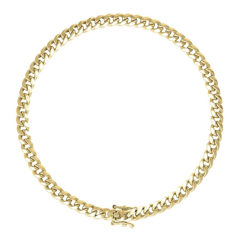 925 Silver Hollow Miami Cuban Chain 4.1mm