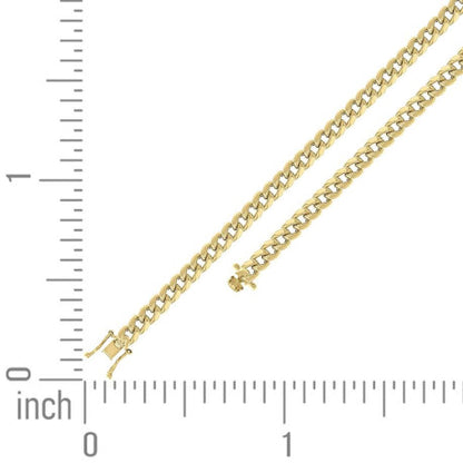 925 Silver Hollow Miami Cuban Chain 4.1mm