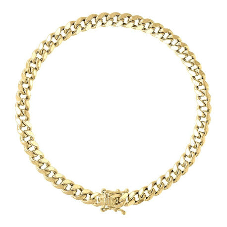 925 Silver Hollow Miami Cuban Chain 5.2mm