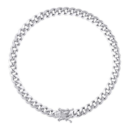 925 Silver Hollow Miami Cuban Chain 5.2mm