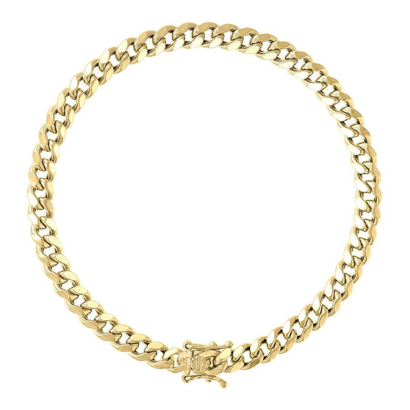 925 Silver Hollow Miami Cuban Chain 5.2mm